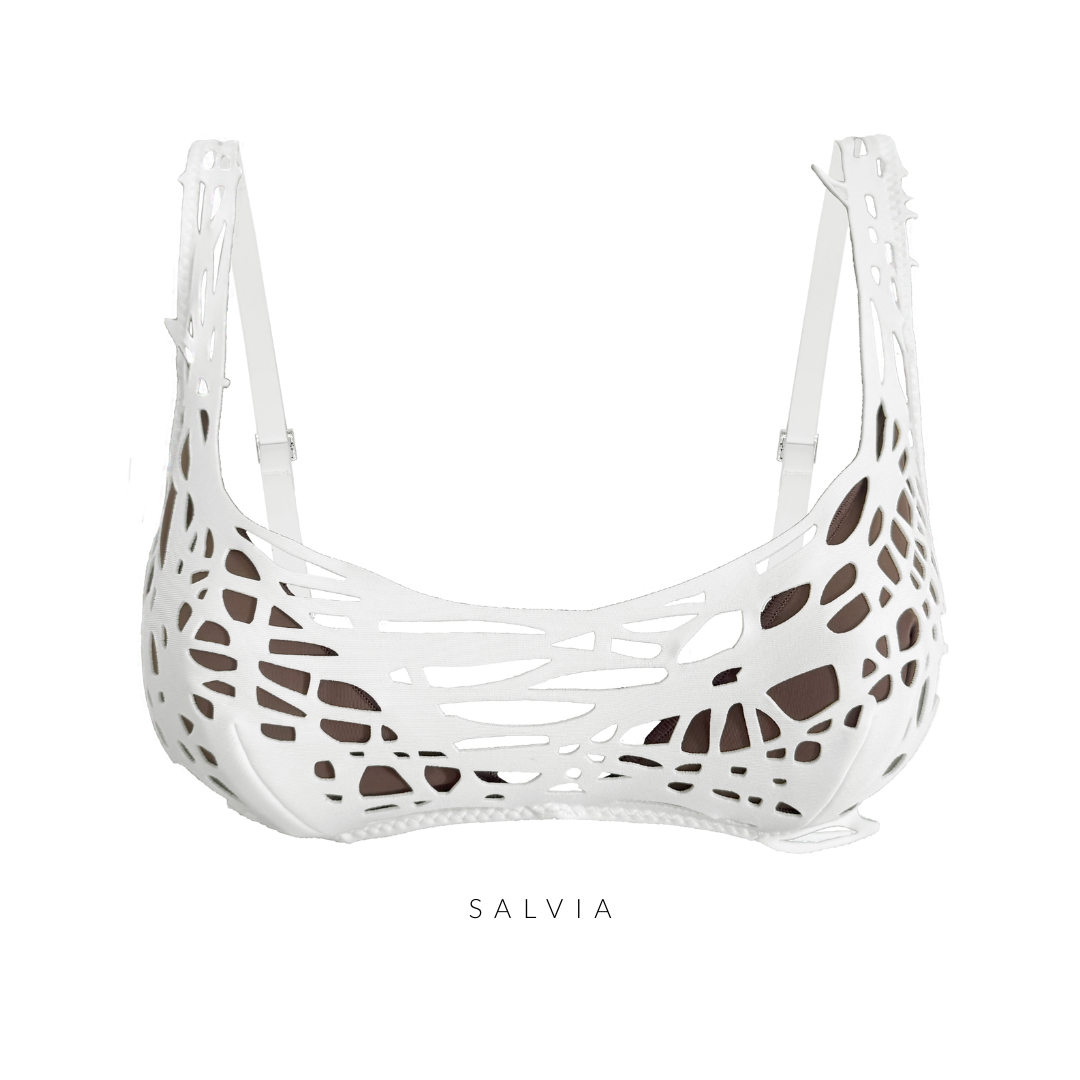 Scribble Blanco Top Bikini Set Thaikila Swim