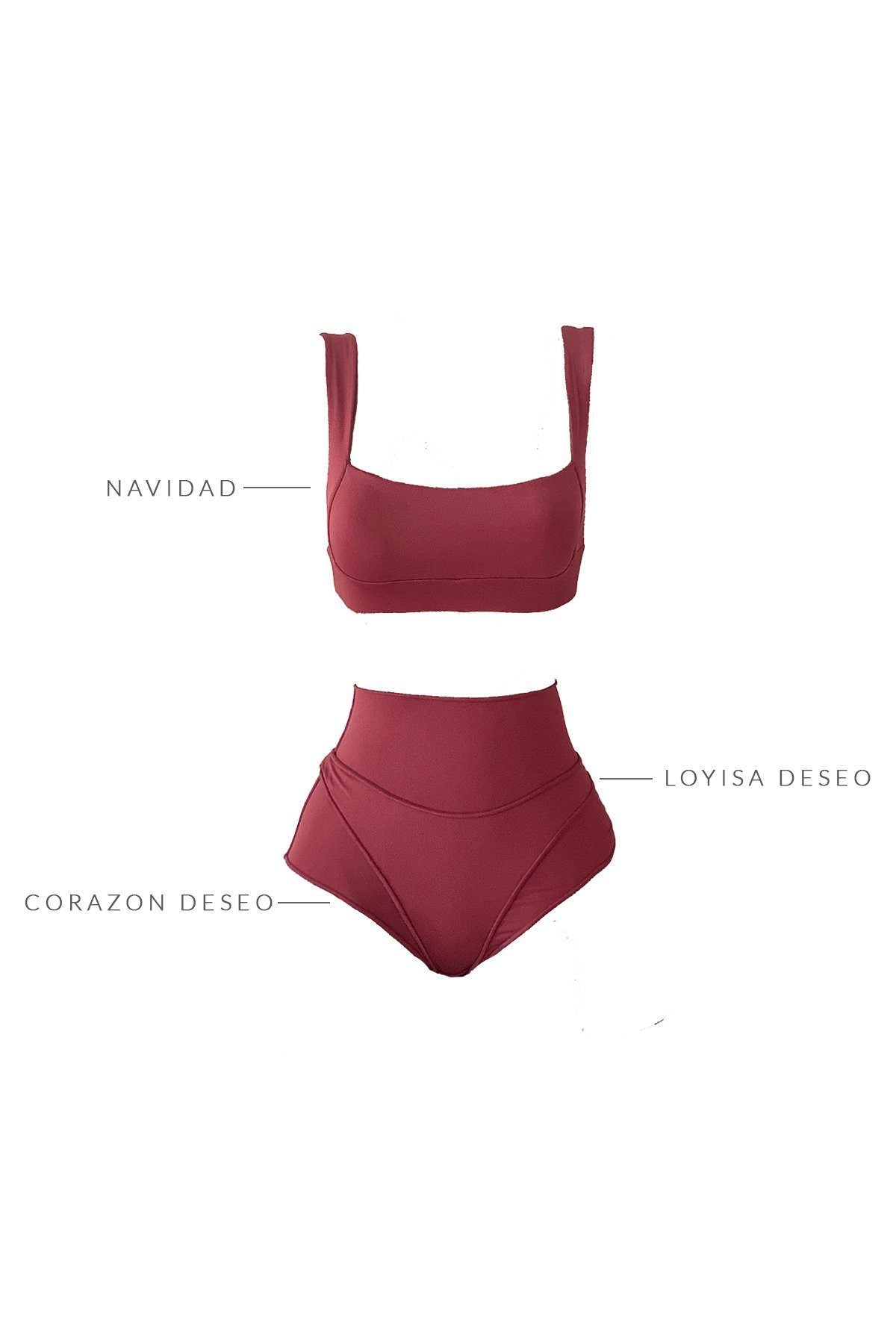 Corazon Deseo Bottoms Bikini Bottoms THAIKILA SWIM