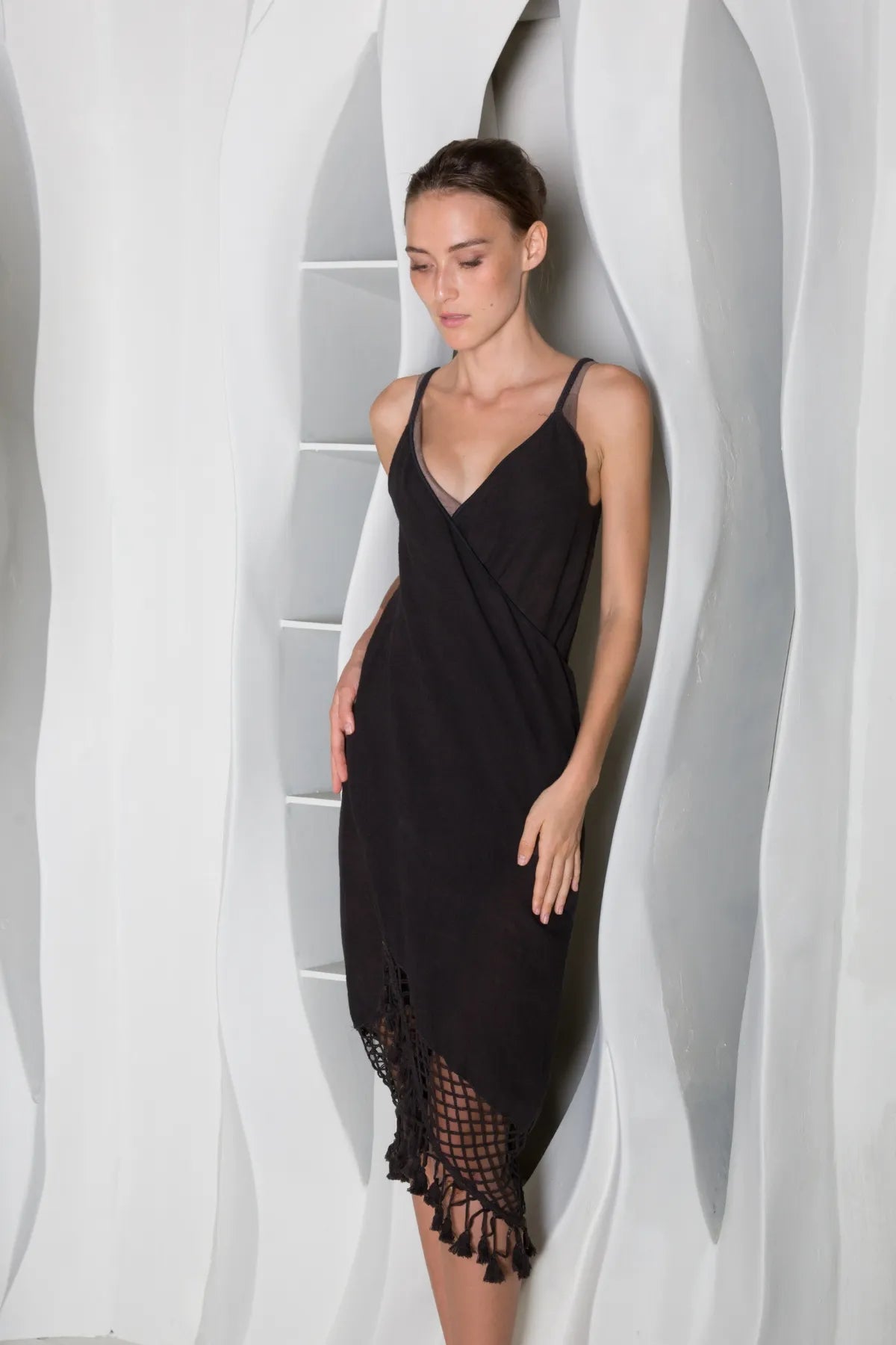 Palma Charcoal Cover-up Resortwear THAIKILA SWIM Ways to Wear