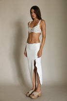 swimwear, resortwear, long skirt, luxury swimwear