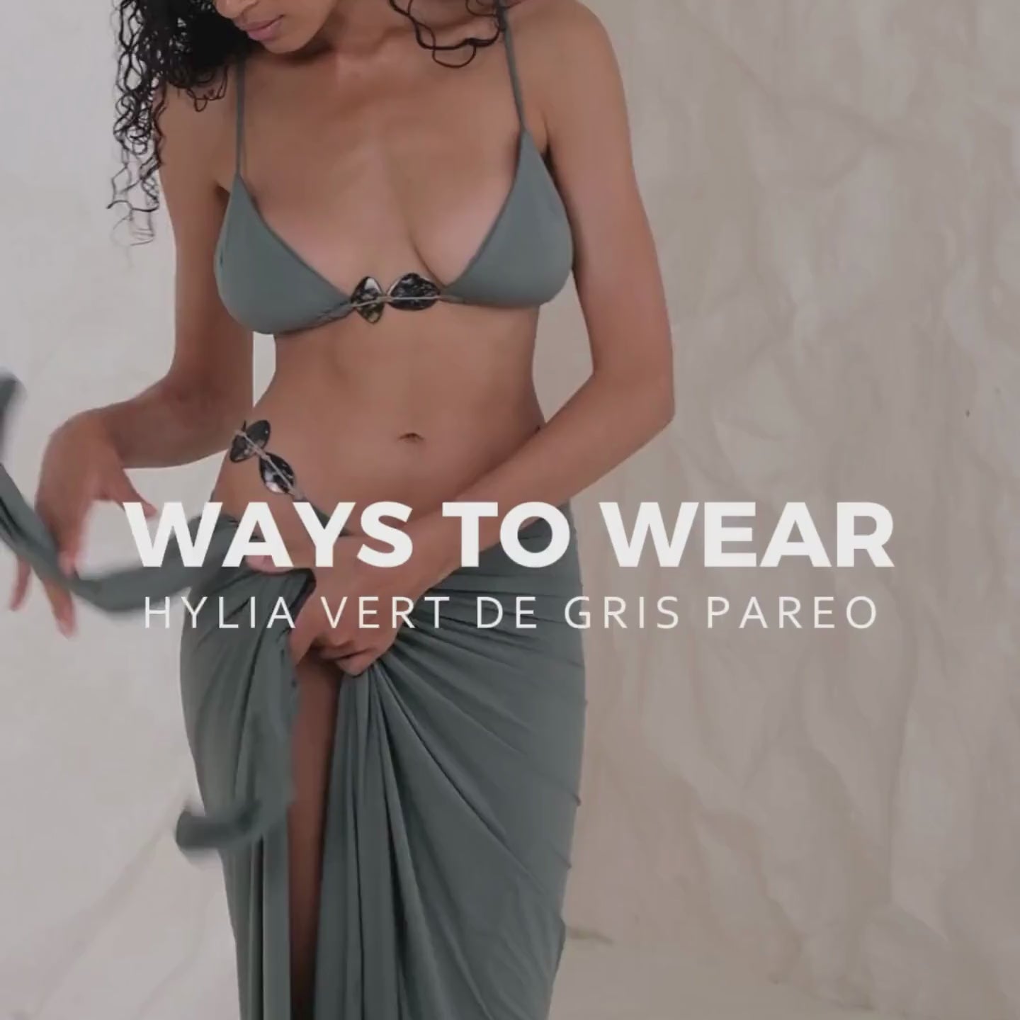 Ways to Wear Hylia Vert de Gris Pareo Cover Up THAIKILA SWIM